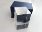 Preview: crystal glass cuboid clear 80x80x120 mm. Optically pure glass quality